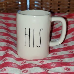 Rae Dunn by Magenta HIS Mug Cup NWT